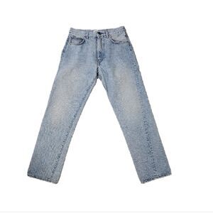 Toteme Jeans Womens 26x32 Original High Rise Twist Seam Light Wash Straight Luxe